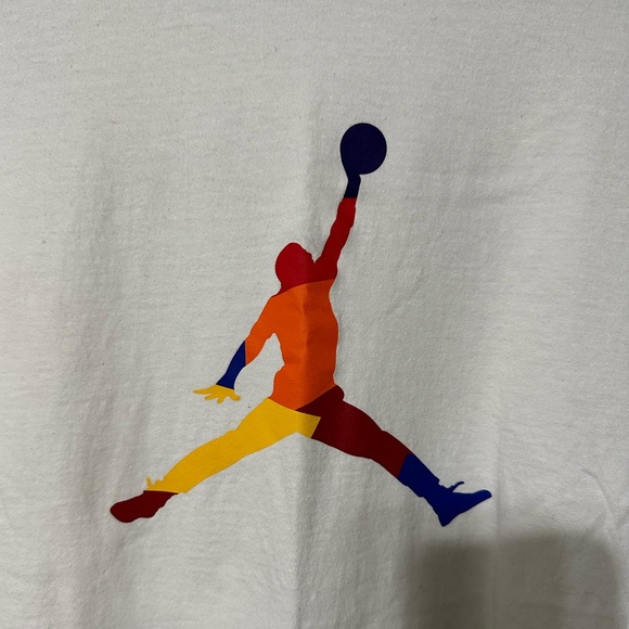 AUTHENTIC NIKE AIR JORDAN DNA SS WHITE T SHIRT - Picture 2 of 2